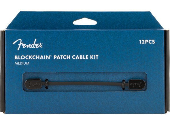 Fender  Blockchain Patch Cable Kit Black Medium